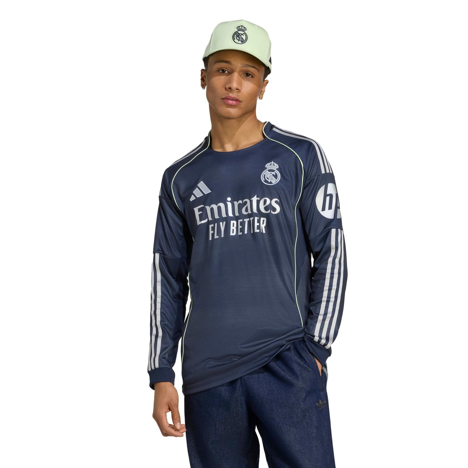 Real Madrid Men's Away Fan Long Sleeve Jersey 2025/26 - Image 5