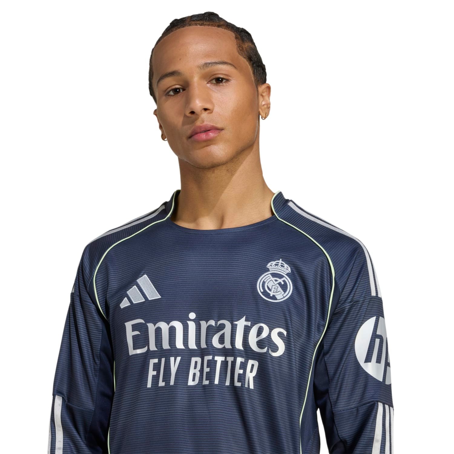 Real Madrid Men's Away Fan Long Sleeve Jersey 2025/26 - Image 4