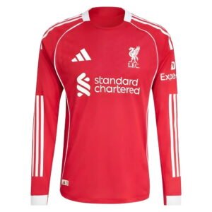 Liverpool Men's Home Player Long Sleeve Jersey 2025/26