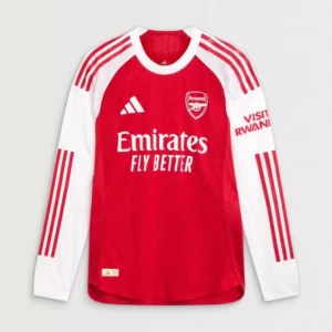 Arsenal Men's Home Player Long Sleeve Jersey 2025/26