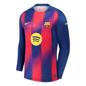 Barcelona Men's Home Fan Long Sleeve Jersey 2025/26