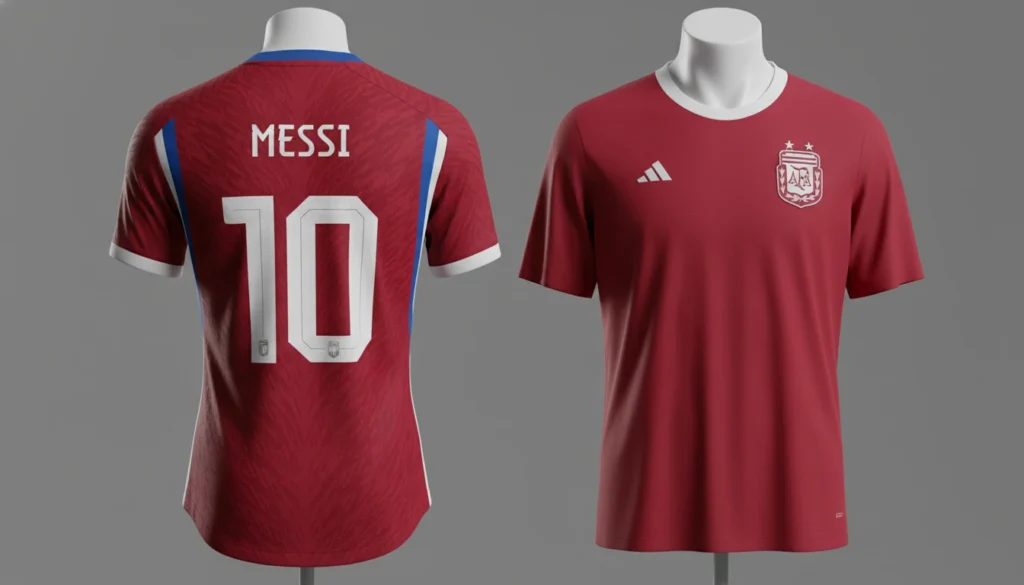 Difference between player version and fan version jersey fit comparison