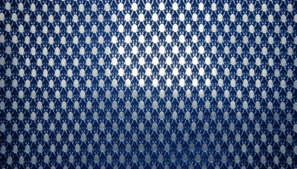 Breathable mesh ventilation holes on player version football kit