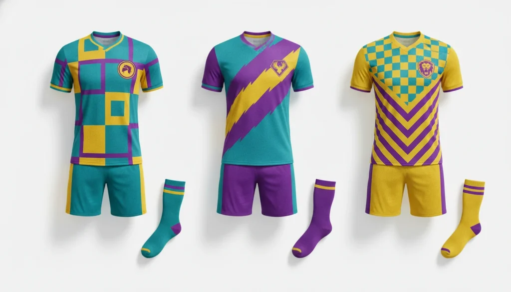 Custom retro kit design concepts for fashion retailers