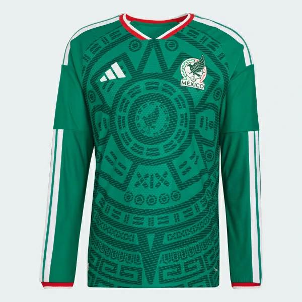Mexico 26 Home Long Sleeve Jersey (Player Version)
