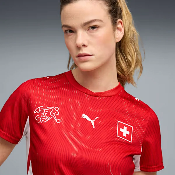 Switzerland 26 Home Women's Jersey (Fan Version) - Image 3
