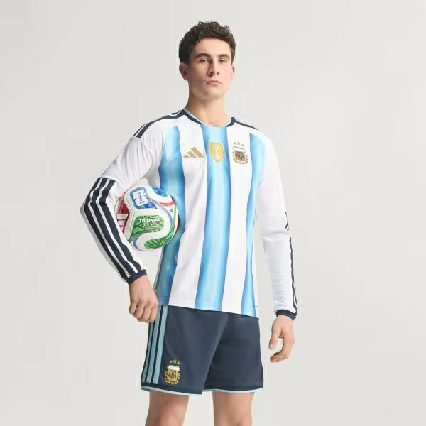 Argentina 26 Home Long Sleeve Jersey (Player Version) - Image 7